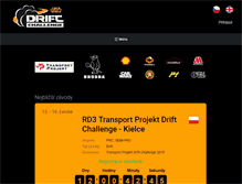 Tablet Screenshot of drifting.cz