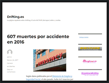 Tablet Screenshot of drifting.es