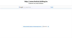 Desktop Screenshot of festival.drifting.hu
