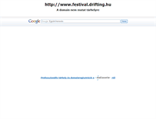 Tablet Screenshot of festival.drifting.hu